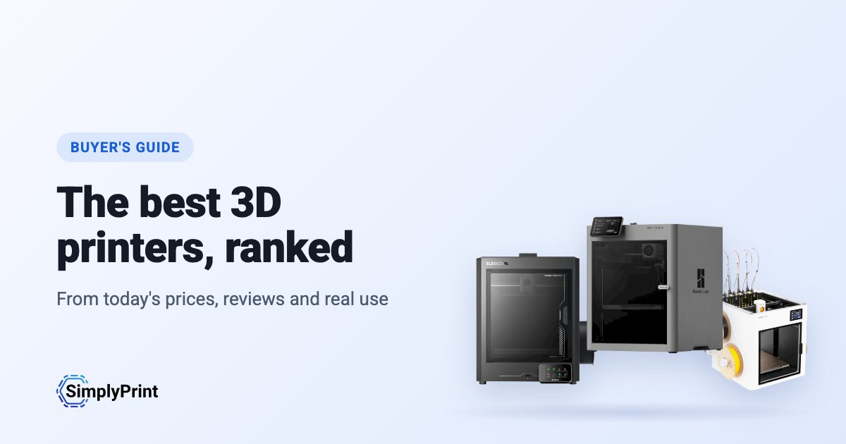 The best 3D printers, ranked: the Elegoo Centauri Carbon 2, the Bambu Lab P2S and the Snapmaker U1