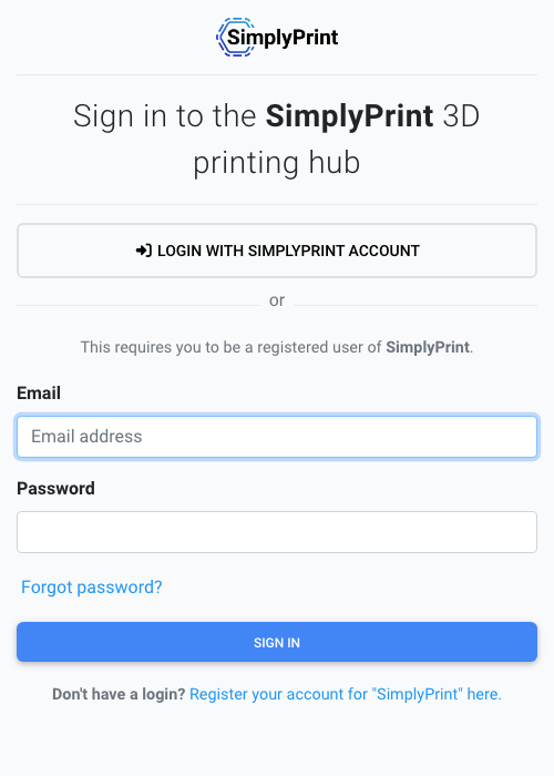 Temporary login