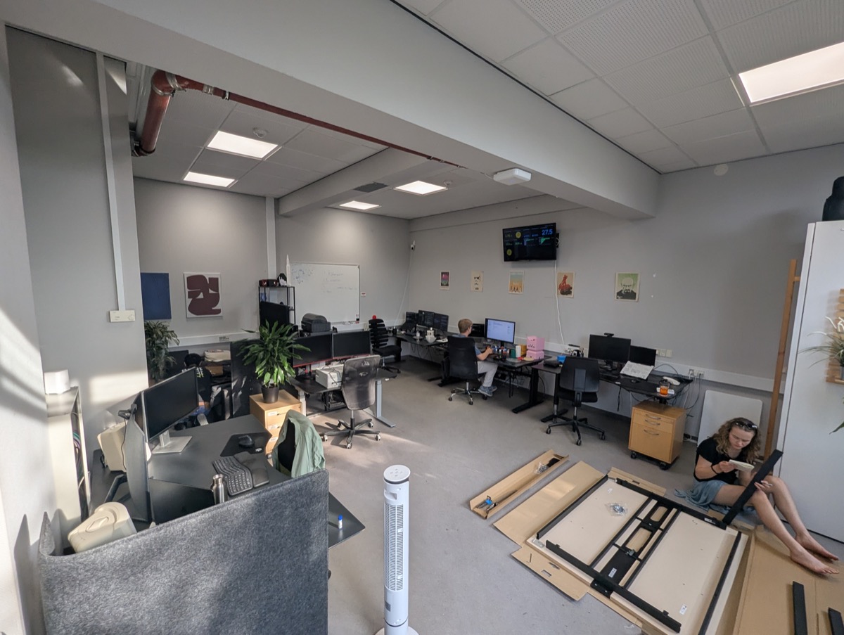 The SimplyPrint office in summer 2026