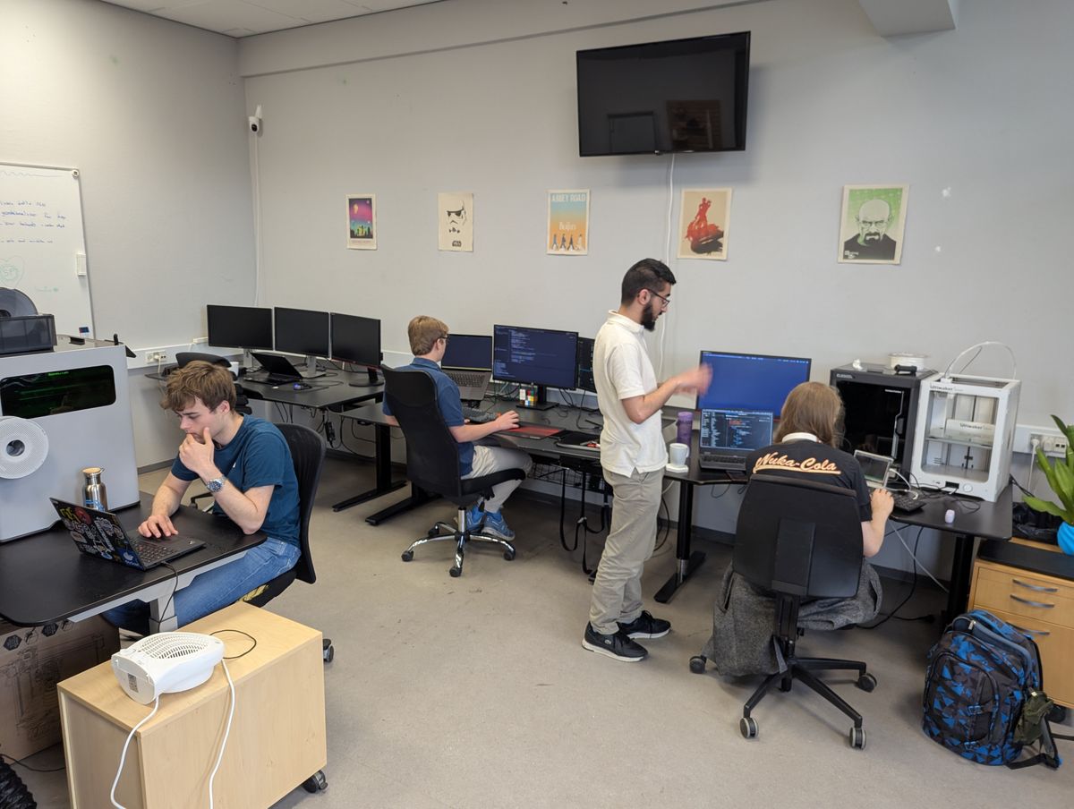 Team working in the office