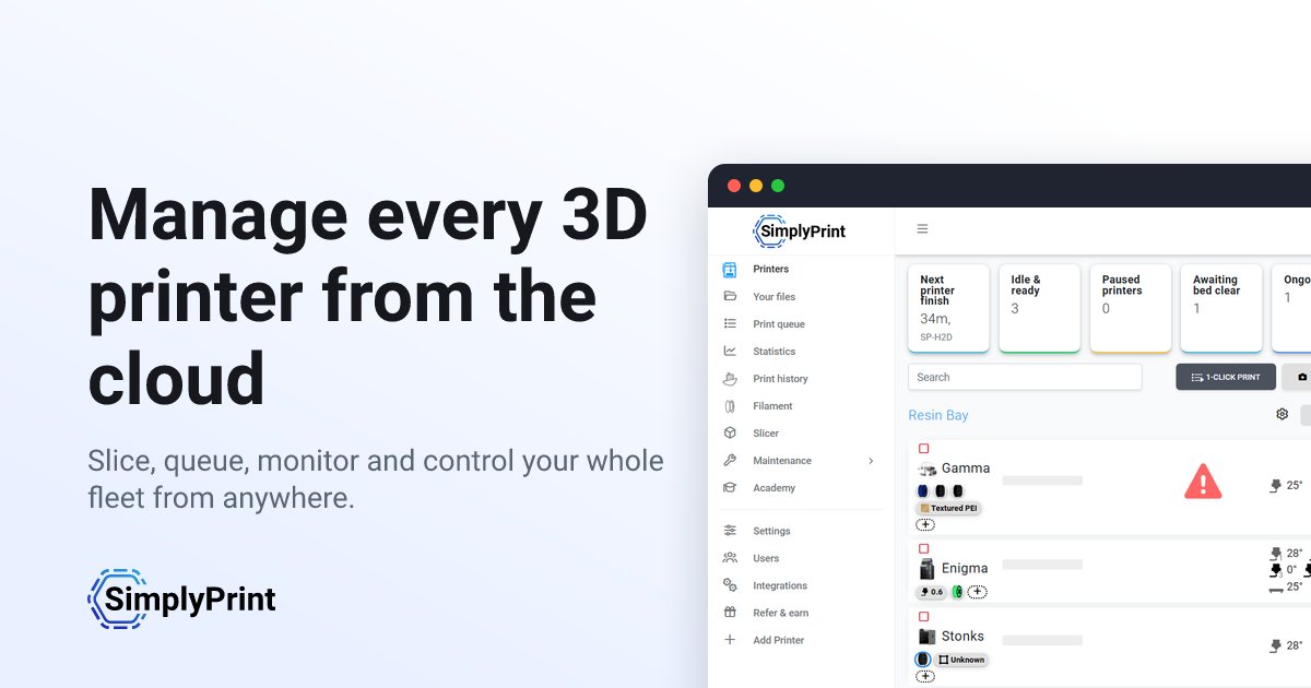 Bambu Lab SimplyPrint Client setup guide | Connect your printer ...