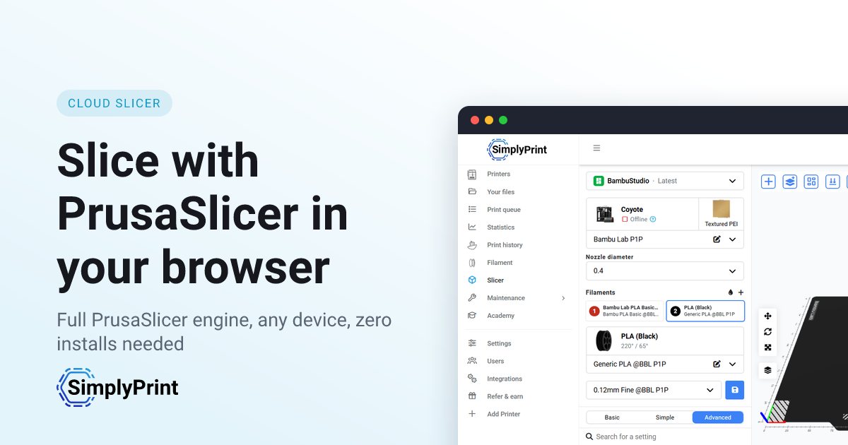 PrusaSlicer Online: use PrusaSlicer in your browser - SimplyPrint